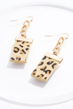 Cato Animal Faux Fur Chain Necklace Set><noscript><img width=