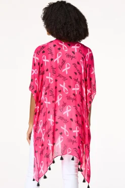 Cato Awareness Print Kimono> Cover Ups|Tops