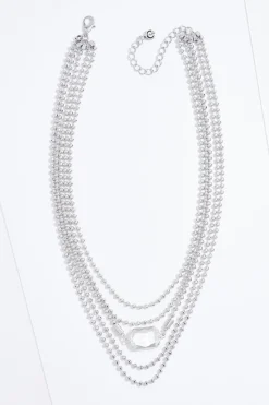 Cato Ball Chain Layered Short Necklace> Necklaces