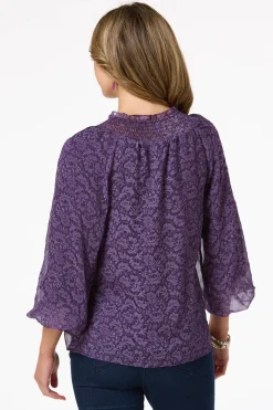Cato Balloon Sleeve Poet Top> Tops