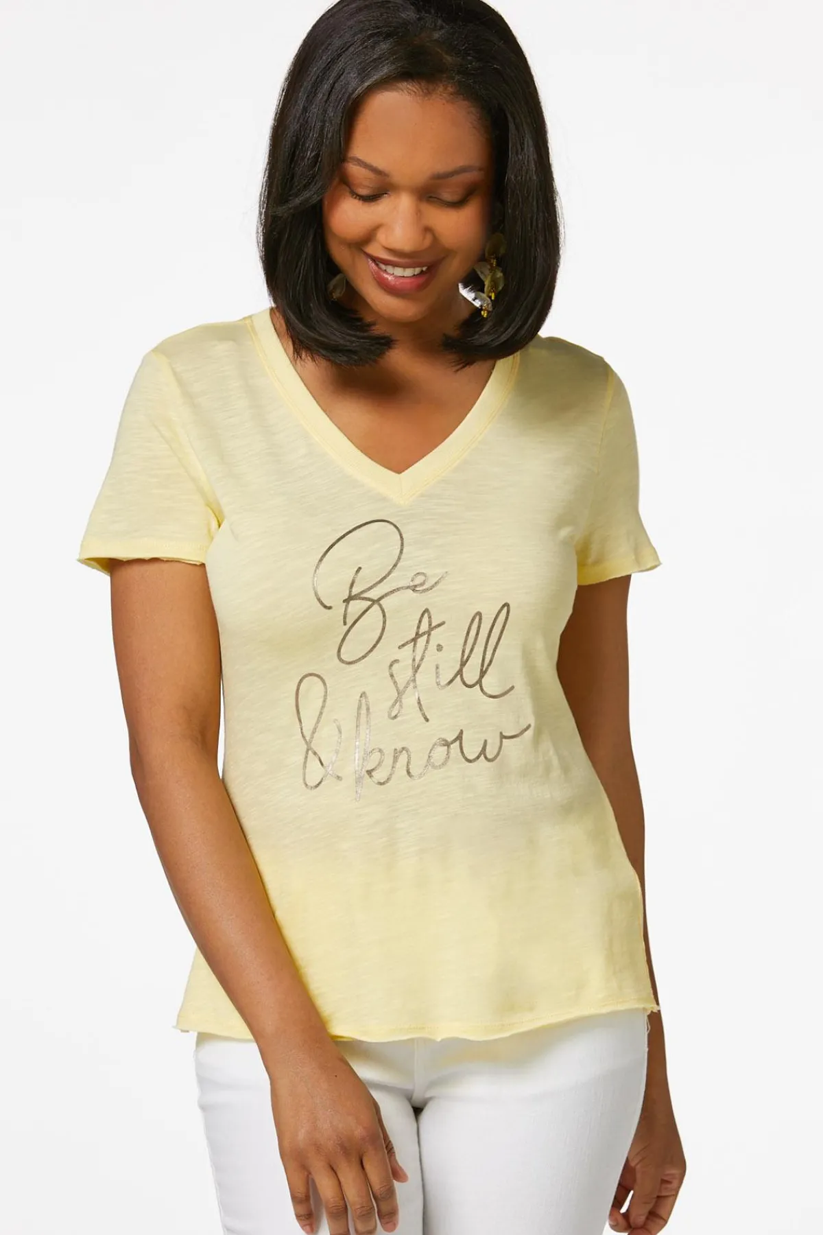 Cato Be Still And Know Tee> Tops