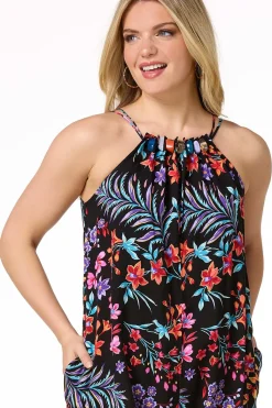 Cato Beaded Floral Genie Jumpsuit><noscript><img width=