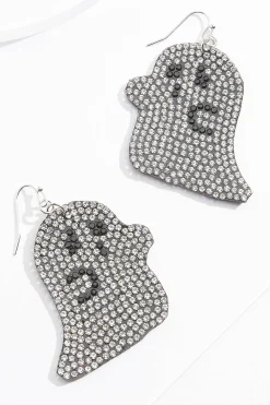 Cato Bedazzled Ghost Earrings> Earrings