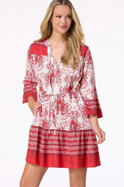 Cato Bell Sleeve Shirt Dress> Dresses