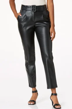 Cato Belted Faux Leather Pants> Pants