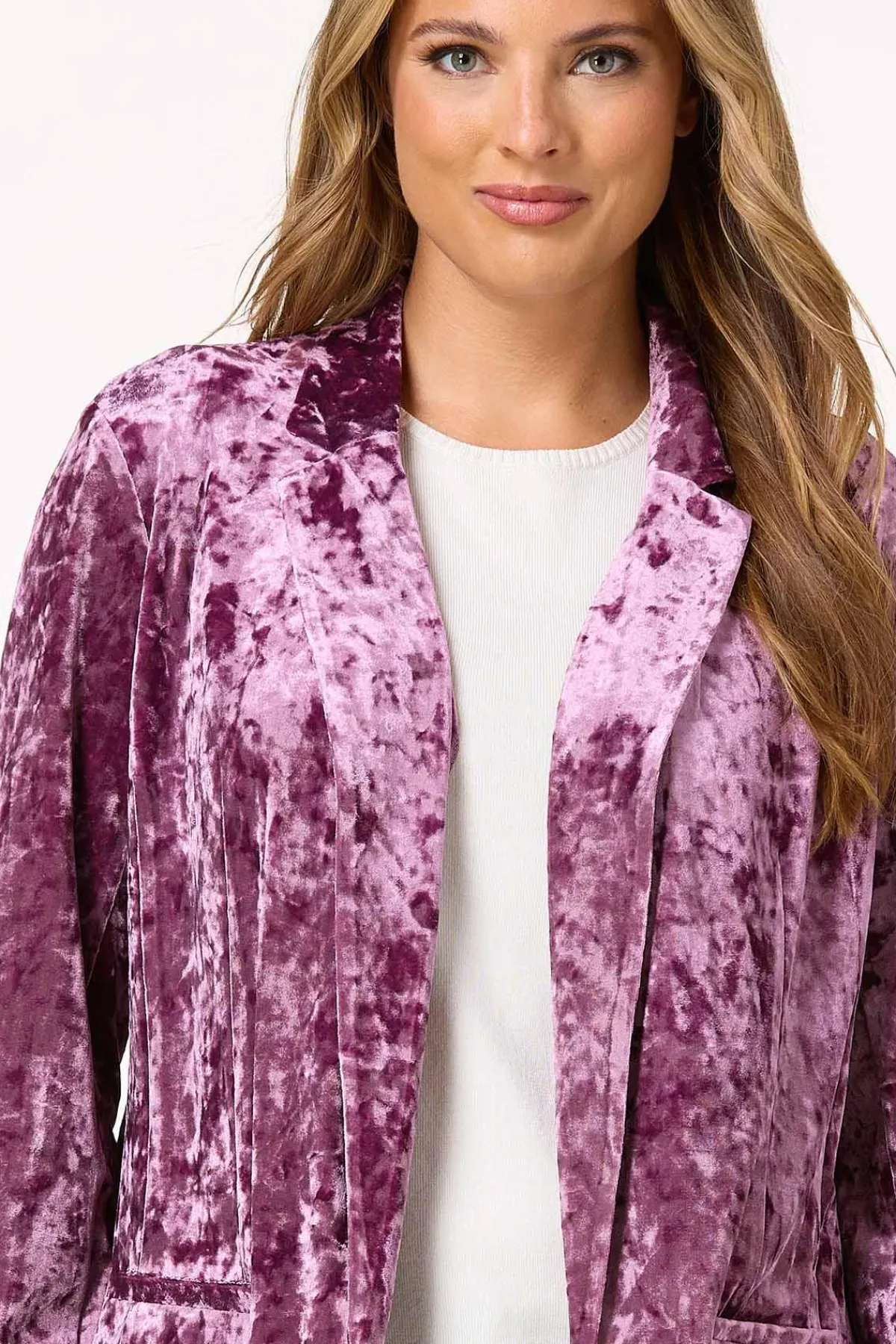 Cato Berry Velvet Topper> Jackets & Vests