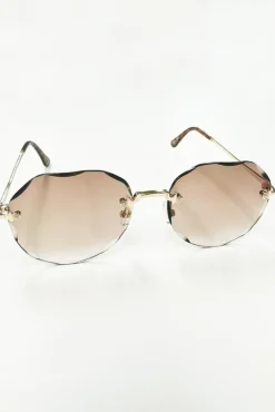 Cato Beveled Edge Round Sunglasses> Sunglasses
