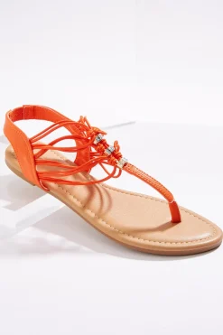 Cato Bling Bead Stretch Band Sandals><noscript><img width=