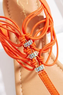 Cato Bling Bead Stretch Band Sandals><noscript><img width=