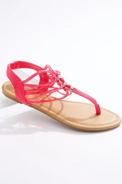 Cato Bling Bead Stretch Band Sandals><noscript><img width=