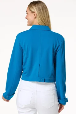 Cato Blue Cropped Jacket> Suiting|Jackets & Vests