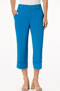 Cato Blue Cropped Trousers> Suiting|Pants