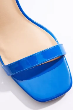 Cato Blue Patent Heeled Sandals><noscript><img width=