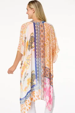 Cato Boxed Mixed Print Kimono> Cover Ups|Tops