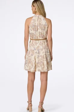Cato Braided Belt Halter Dress> Dresses