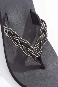 Cato Braided Stone Band Flip Flops> Sandals