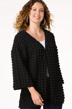 Cato Bubble Textured Cardigan> Tops