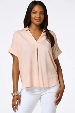 Cato Button Back Linen Shirt><noscript><img width=