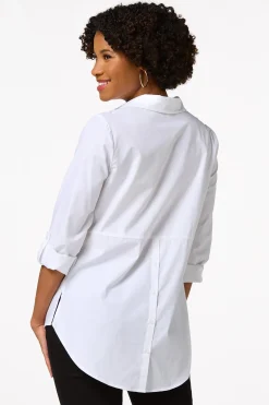Cato Button Down Poplin Shirt> Tops