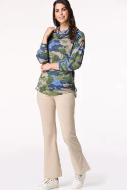 Cato Camo Cowl Neck Tunic><noscript><img width=