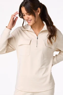 Cato Casual Scuba Zip Pullover><noscript><img width=
