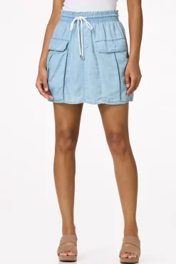Cato Chambray Utility Skort> Shorts|Skirts