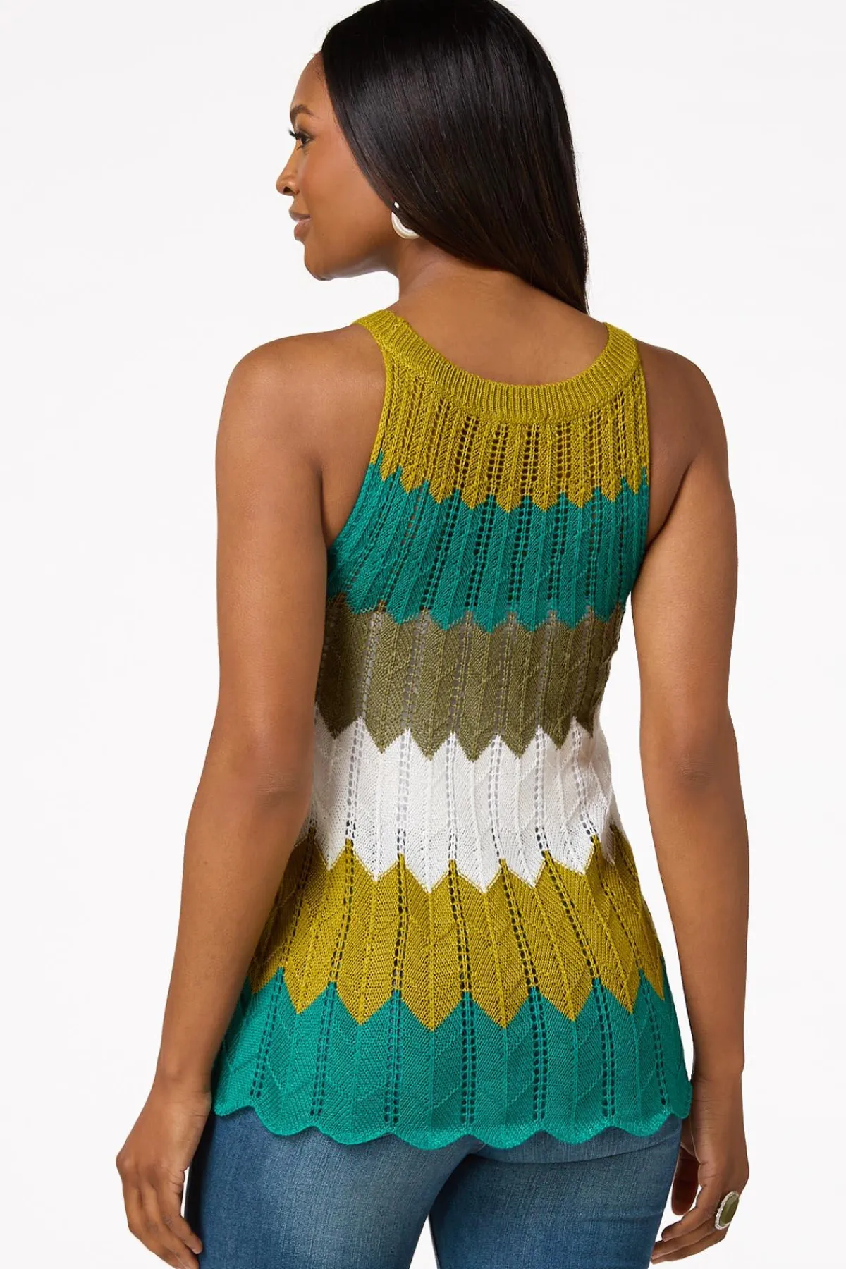 Cato Chevron Halter Sweater> Sweaters