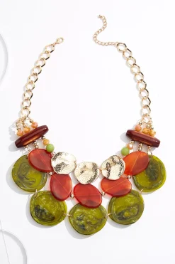 Cato Chunky Lucite Layered Necklace> Necklaces