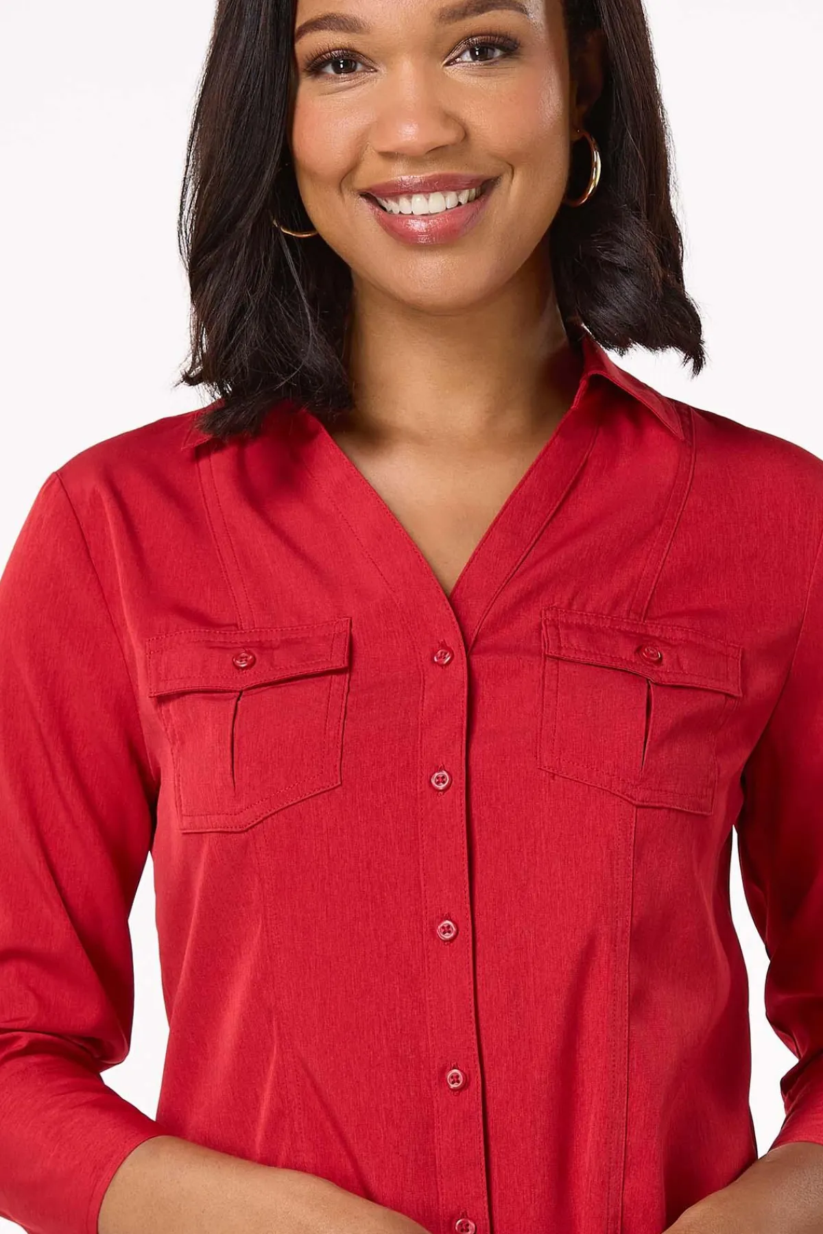 Cato Classic Button Down Shirt> Tops