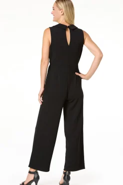 Cato Collared Tie Waist Jumpsuit> Dresses