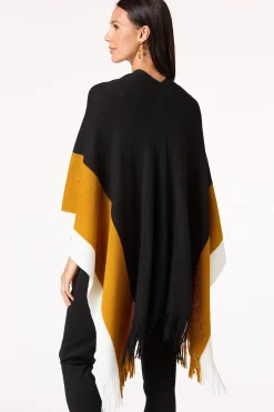 Cato Colorblock Fringe Wrap> Cold Weather