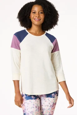 Cato Colorblock Hacci Tunic> Athleisure|Tops