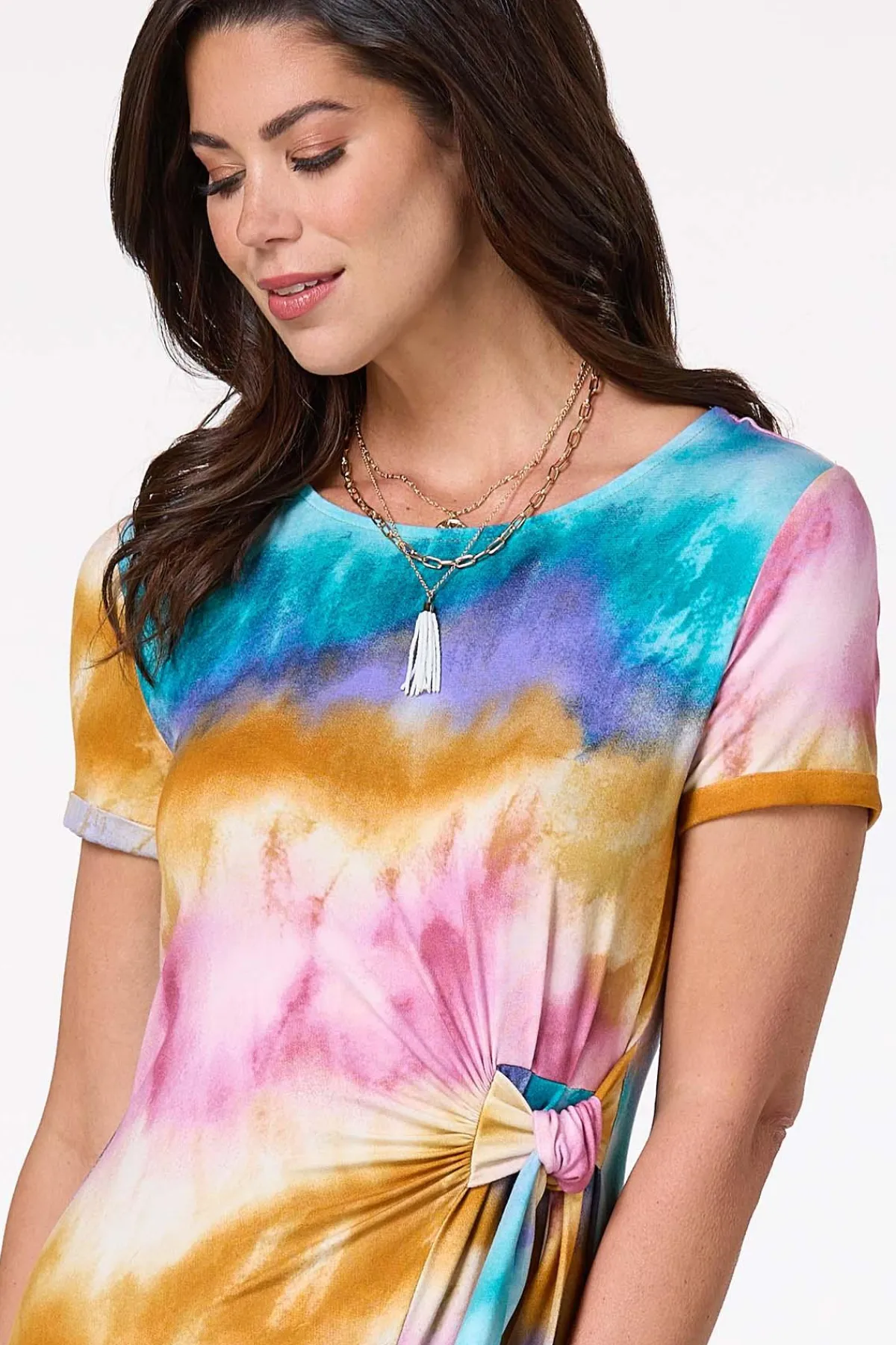 Cato Colorful Dye T- Shirt Dress> Dresses