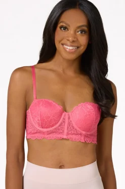 Cato Pink Lace Convertible Bra Set> Intimates