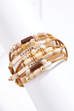 Cato Courage Passion Magnetic Bracelet> Inspirational|Bracelets
