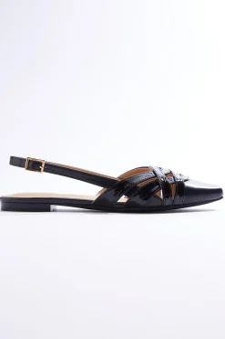 Cato Croc Cutout Slingback Flats> Flats