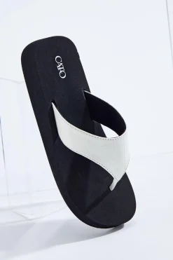 Cato Croc Strap Flip Flops><noscript><img width=