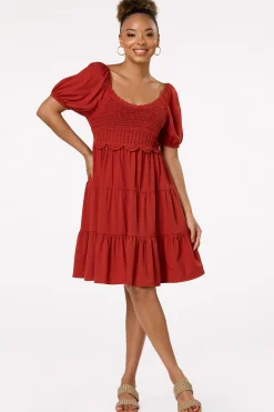 Cato Crochet Bodice Dress><noscript><img width=
