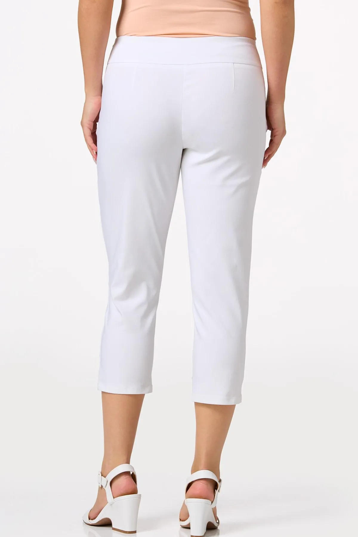 Cato Cropped Cutout Rivet Pants> Pants