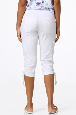 Cato Cropped Ruched Hem Utility Pants> Pants