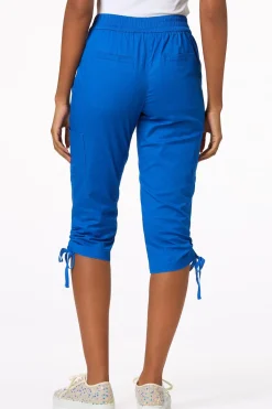Cato Cropped Ruched Hem Utility Pants><noscript><img width=