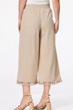 Cato Cropped Tasseled Wide Leg Pants> Pants