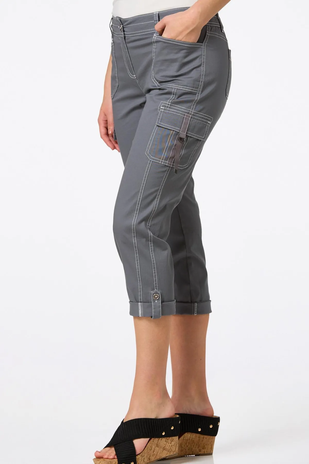 Cato Cropped Utility Pants> Pants