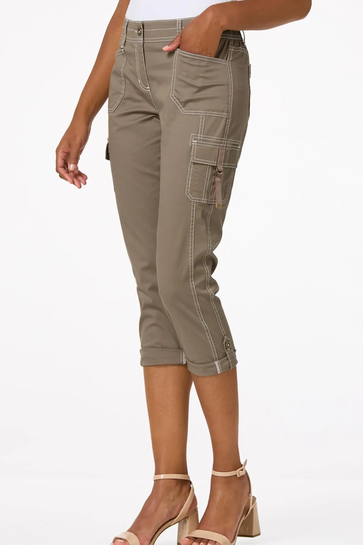 Cato Cropped Utility Pants> Pants