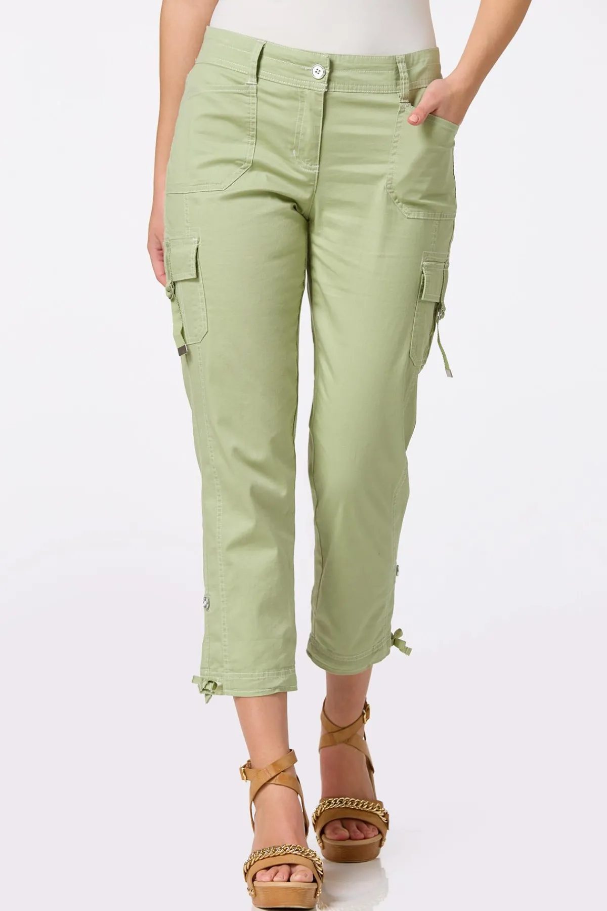 Cato Cropped Utility Pants> Pants
