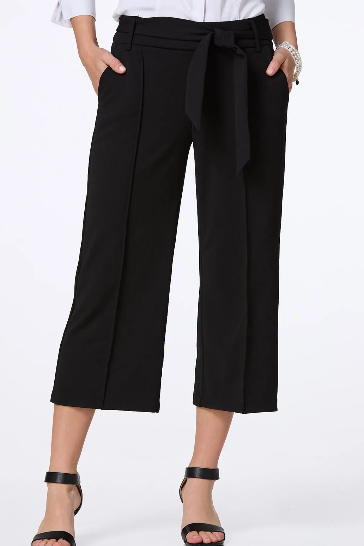 Cato Cropped Wide Leg Trouser Pants> Pants