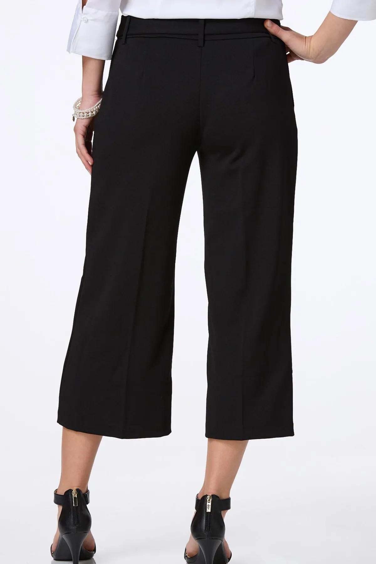 Cato Cropped Wide Leg Trouser Pants> Pants