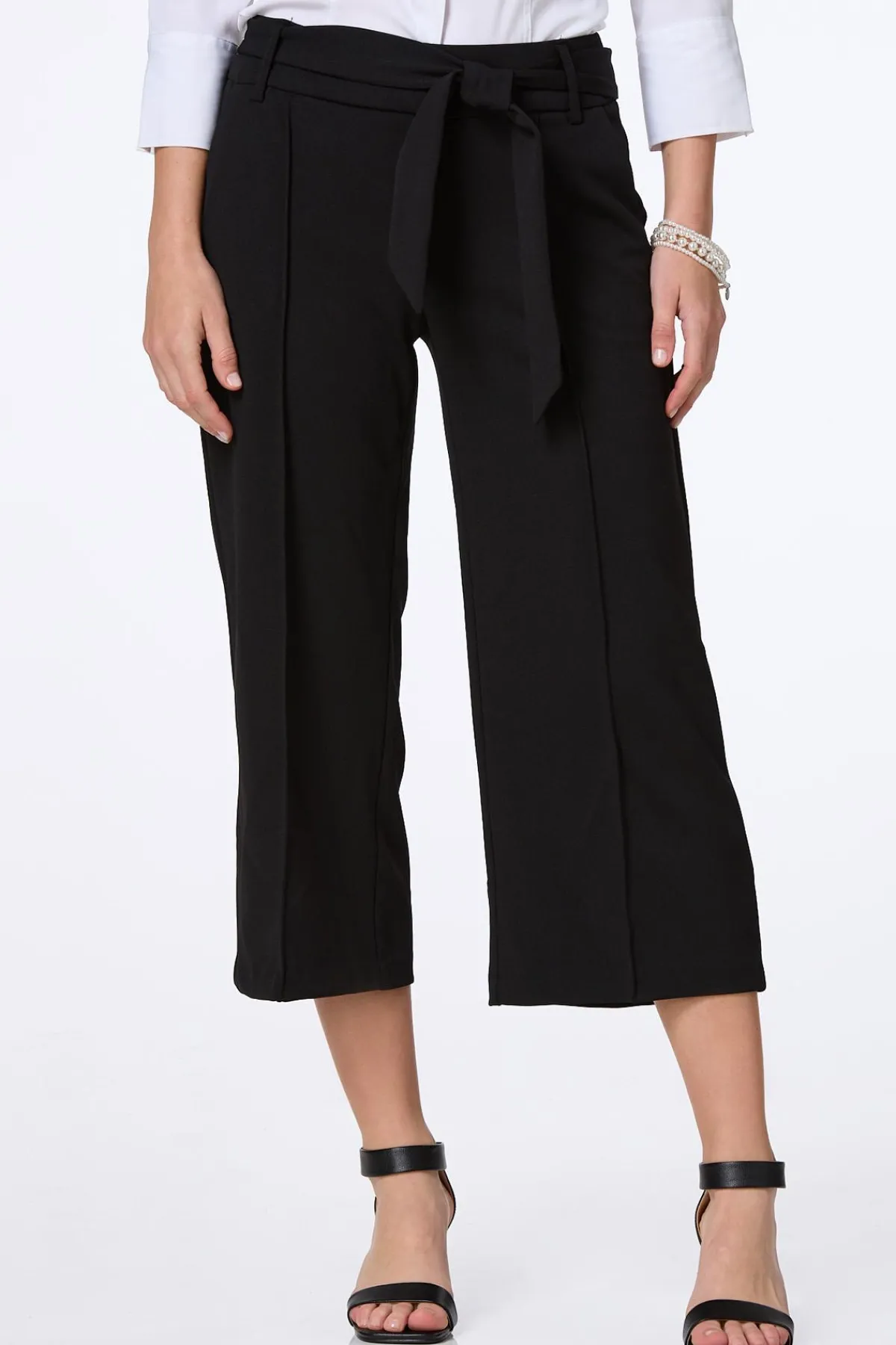 Cato Cropped Wide Leg Trouser Pants> Pants