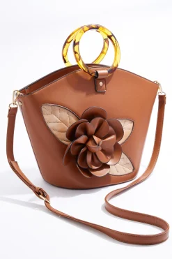 Cato 3d Flower Satchel> Handbags