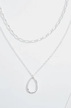 Cato Delicate Layer Necklace Set><noscript><img width=